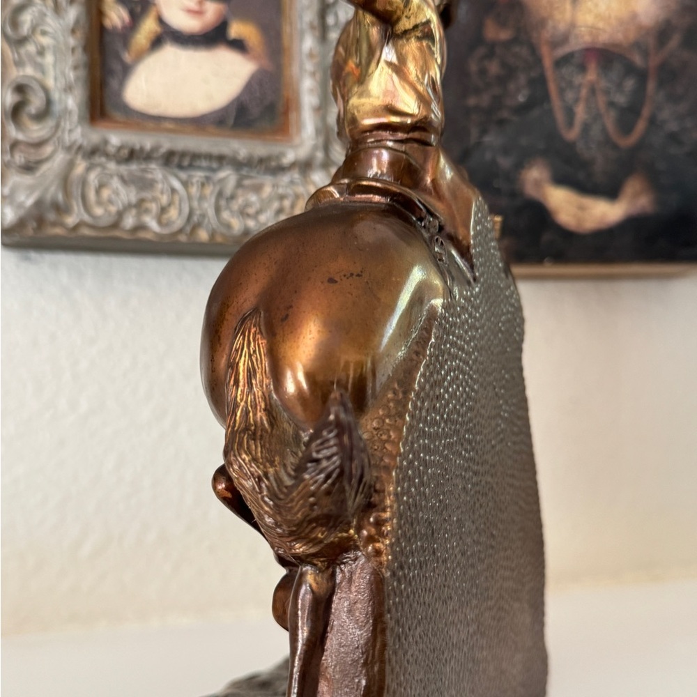 Gladys Brown Edwards Dodge Bronco Buster Cowboy Bookend 1947 –‎ As Is - Picture 6 of 14